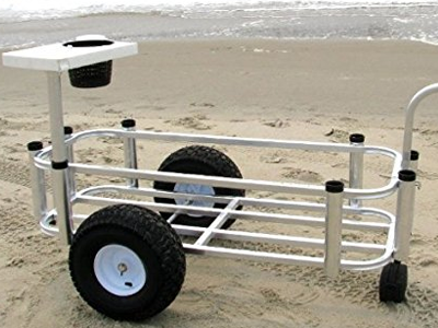 Snr Beach Fishing Cart from Reels on Wheel