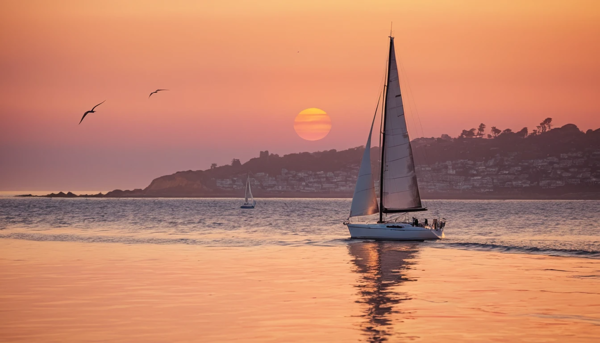 Newport Rhode Island Sunset Sail